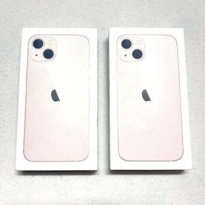Apple iPhone 13 Boxes Empty Pink (2) RETAIL BOX ONLY ML9C3LL/A 128GB Model A2482